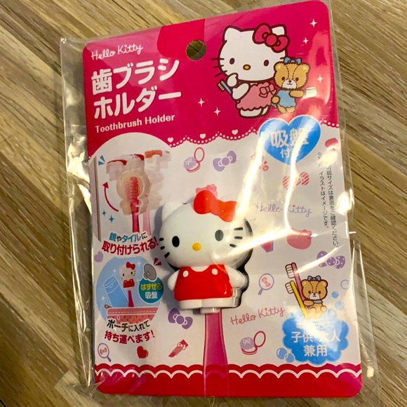 Hello Kitty toothbrush holder case red bow retro - Picture 3 of 3